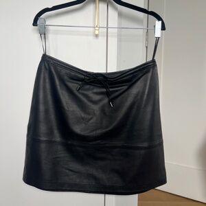 French Connection Leather Mini Skirt - Size 6